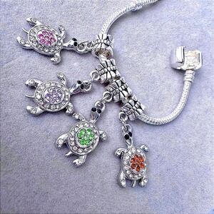 Turtle Charm BUNDLE Dangle Charm fits PANDORA